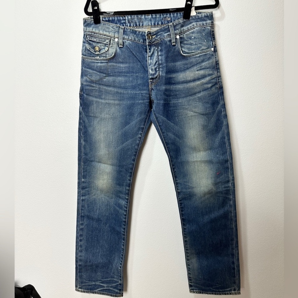 G-Star 3301 Straight Jeans Made in Italy (EUC) 32X32